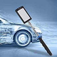 Espejo de inspección con inspección telescópica LED- espejo telescópico Espejo de inspección ajustable con luz LED…